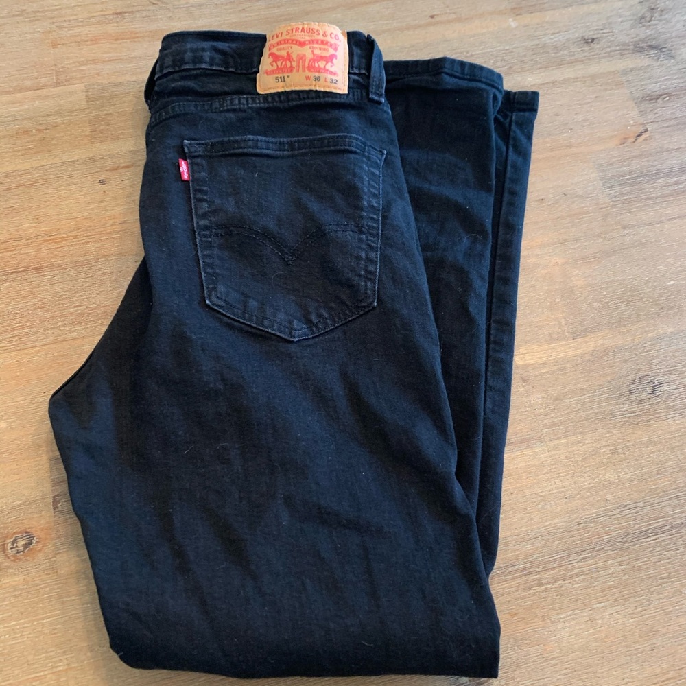 Black Levi’s 511 jeans